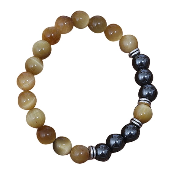 Protection Bracelet Obsidian Tiger Eye Stone Bracelets for Protection Bring Luck and Prosperity