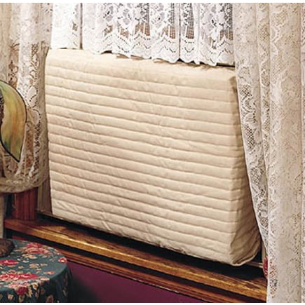 Indoor Air Conditioner Cover (Beige) (Small - 12 -14 H x 18 -21 W x 2 D)