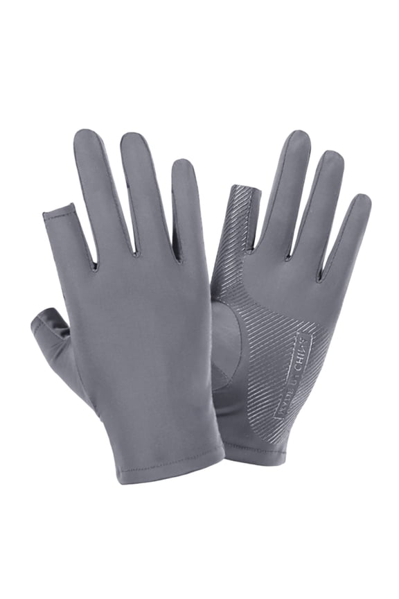 Protection Gloves Fingerless UPF 50 Silicone Grip Filament Material Fishing Driving Kayak Outdoor Sports