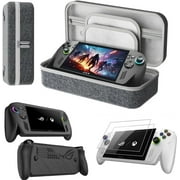 Protection Kit for 3 Set for ROG Xbox Ally X/ROG Xbox Ally, Carrying bag*1+Silicone Protective*1+Protective Film*2，Comprehensive Protection (Black)