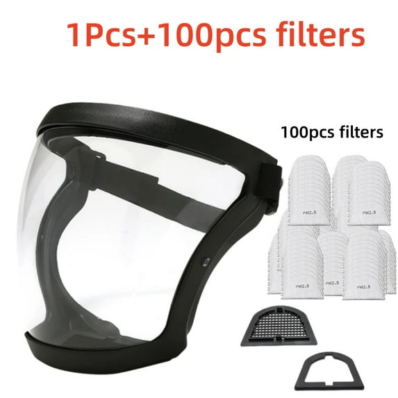 Protection Mask Splashproof Transparent Facial Protector Face FaceMask Protective Outdoor Safety Mask Head Cover Work Protection