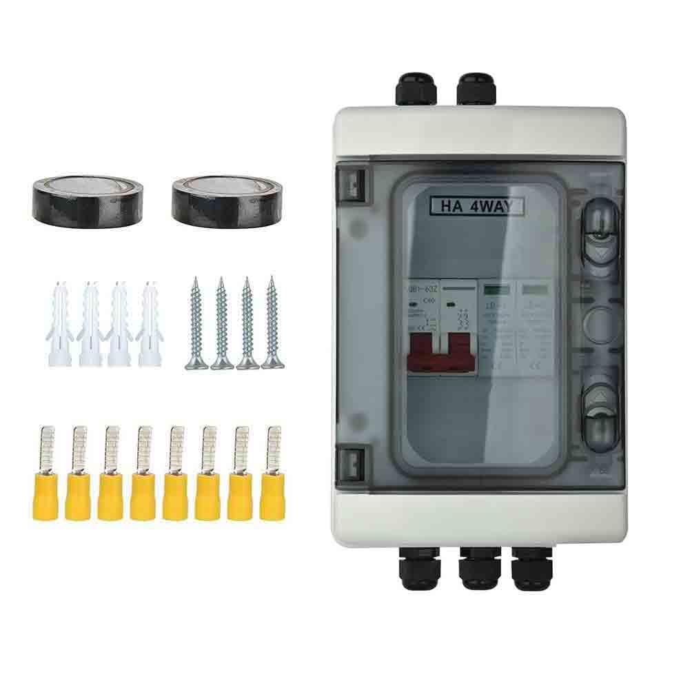 Protection PV500 V DC Circuit Breaker DC Isolator Switch PV 2 Strings