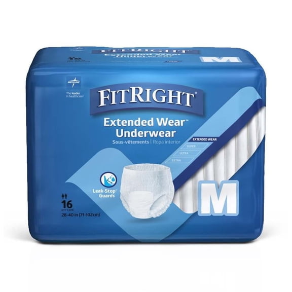FitRight Extended Wear Overnight Protective Underwear