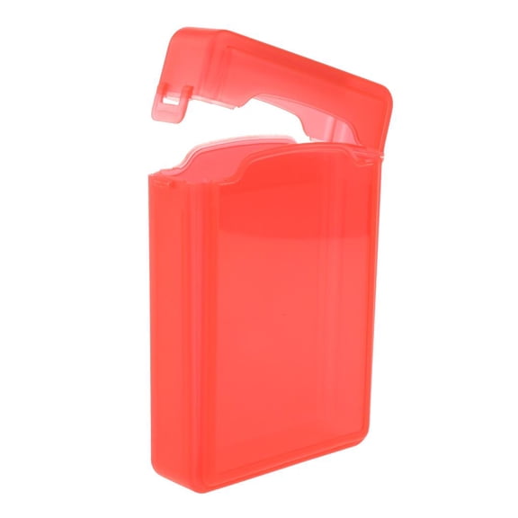 Protection Storage Case Box Fits 3.5'' External Drives HDD, Red