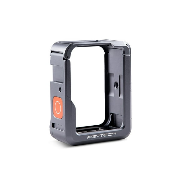 Protective Aluminum Frame for GoPro Hero 12/11/10/9 - Bigcan Metal Camera Cage with Flip Cover, Quick Release Mount, Side Battery Access, Charging Port for Vlogging Photography