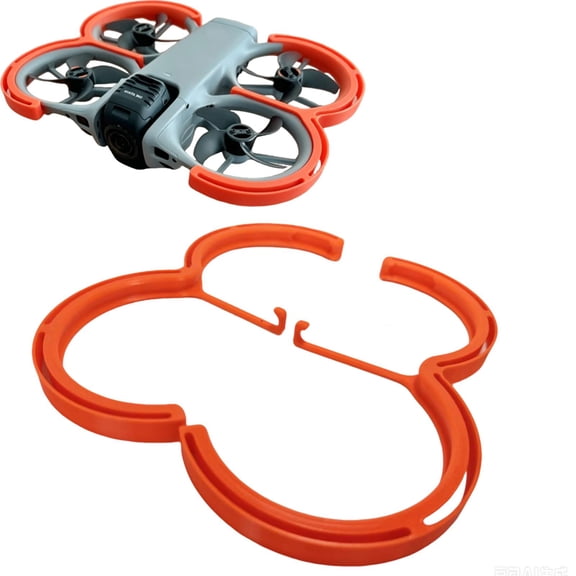 Protective Bumper Ring for DJI Neo 2 Drone, 3D Printed PLA+ Propeller Guard with Gimbal Protection, Anti-Collision Impact Bumper, Snap-Fit Tool-Free Install, Orange