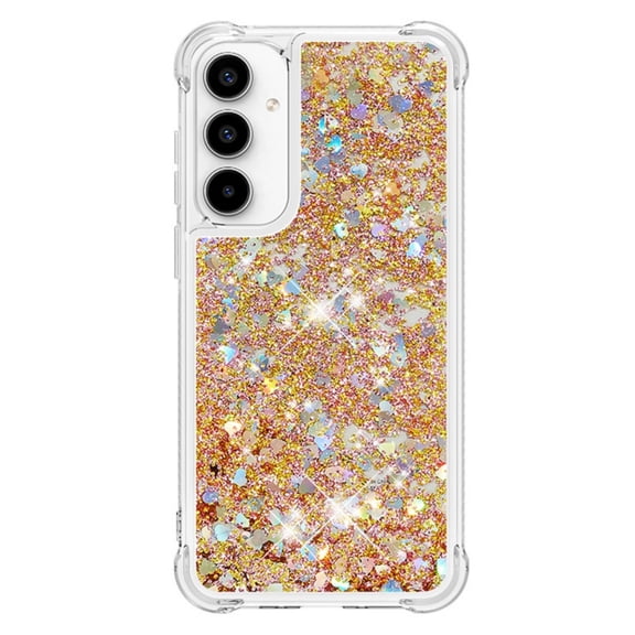 Protective Bumper Shell Case Cellphone Cover for A53/A56 Glittering Liquid Housing Cover Mobile Phone Accessories