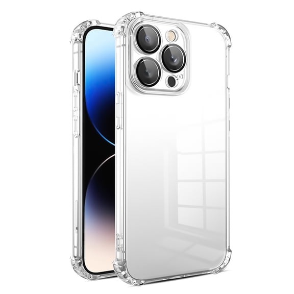 Full Coverage Housing Clear Case for Phone 15 Phone Cover Shockproof Protective Bumper Skin Flexible Cover Case