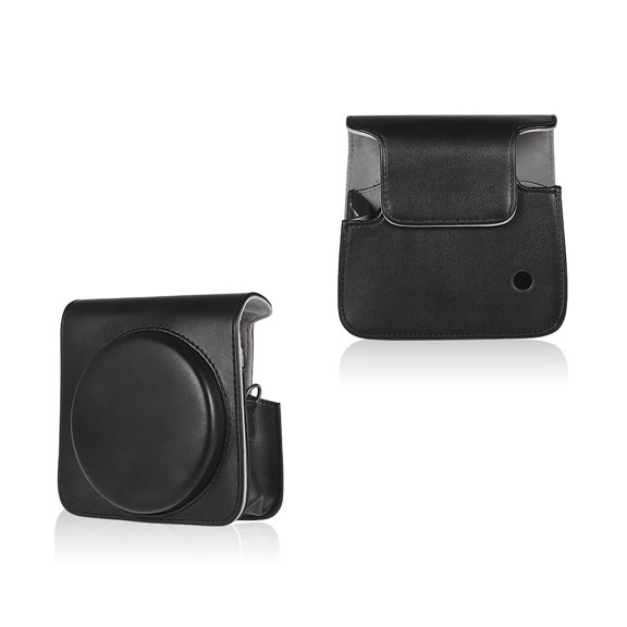Protective Camera Case PU Leather Bag with Adjustable Strap Custom for Fujifilm Instax Square SQ6 Instant Film Camera Anti-Scratch Shoulder Pouch 5.3 x 5.1 x 2.8 inches / 13.5 x 13 x 7 cm Black