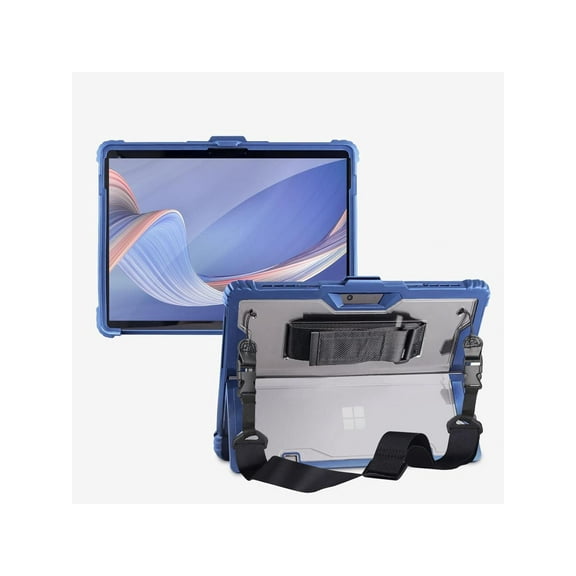 Protective Case For 12.3 Inch Microsoft Surface Pro 7 Plus, Surface Pro 7, Surface Pro 6, Pro 5, Pro 4, Pro 3 with Shoulder/Hand Strap, Pen Holder Shockproof Cover
