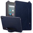thumbnail image 1 of Protective Case for All-New Amazon Fire HD 10 and 10 Plus Tablet (13th/11th Generation, 2023/2021 Release) 10.1", PU Leather Slim Lightweight Stand Hand Strap Shockproof Case,Blue, 1 of 7