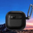 thumbnail image 1 of Protective Case for Apple AirPods 4th Generation 2024, Shockproof AirPods 4 Case with Lock Button, Keychain, Anti-Scratch AirPods 4th Gen Cover for Everyday Protection for Women Men,Black, 1 of 9