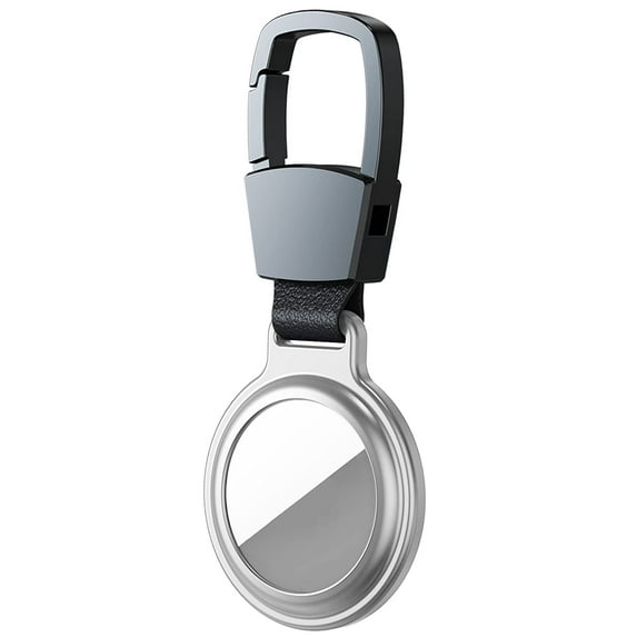 Protective Case Compatible with AirTag Keychain Aluminum Alloy AirTag Holder with Keyring