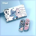 thumbnail image 1 of Protective Case Compatible with Nintendo Switch Oled, TPU Case Accessory for Switch Console and Grip Joy-Con, Switch Protector, Stitch, 1 of 4