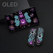 Protective Case Compatible with Nintendo Switch Oled, TPU Case Accessory for Switch Console and Grip Joy-Con, Switch Protector