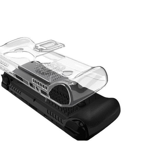 Protective Case Cover Compatible for ROG ALLY X, TPU Gaming Console Shell Dust-proof Protection Cover Sleeve with Stand Handheld Game Host Transparent Storage Box (Case Only)