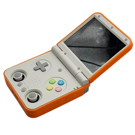 Protective Case Cover for Flip,3D Printed Handheld Game Console Soft Latex Sleeve Scratch Resistant Protective Cover for Retro Console Accessories with Lanyard