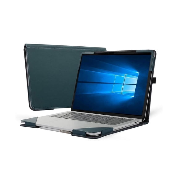 Protective Case Cover for Microsoft Surface Laptop Studio 14.4 Inch with Pencil Holder, PU Leather Hard Folio Cover for Surface Laptop Studio 14" 2-in-1 Laptop