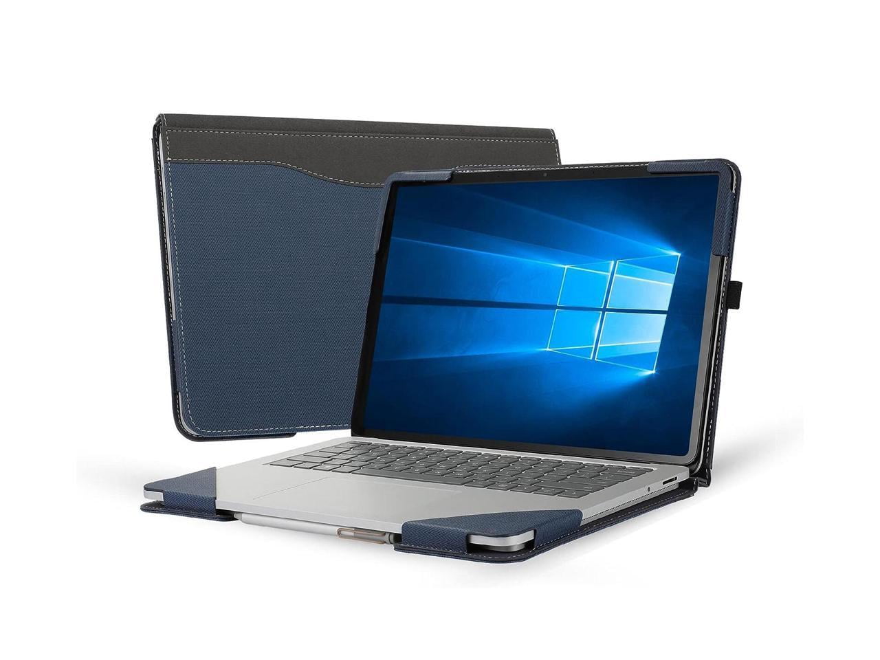 Protective Case Cover for Microsoft Surface Laptop Studio 14.4 Inch with Pencil Holder, PU Leather Hard Folio Cover for Surface Laptop Studio 14" 2-in-1 Laptop