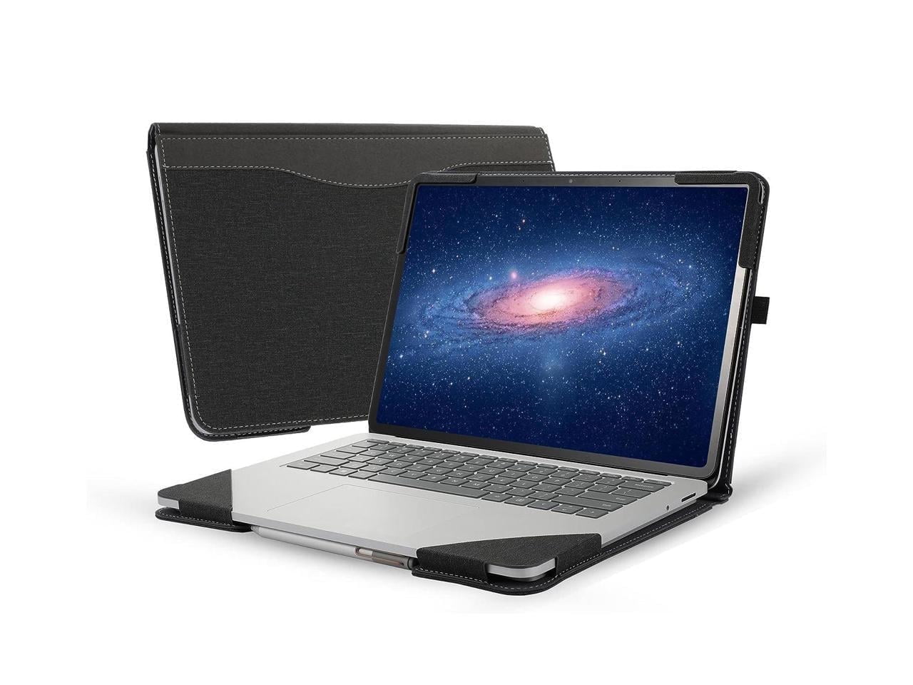 Protective Case Cover for Microsoft Surface Laptop Studio 14.4 Inch with Pencil Holder, PU Leather Hard Folio Cover for Surface Laptop Studio 14" 2-in-1 Laptop