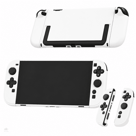 Protective Case Cover for Switch 2 2025, PC Slim Dockable Cover Case for Switch2, Hard Shell Game Console and Joy Con Controllers,White