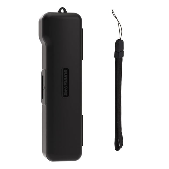 Protective Case for Dji Osmo Pocket 3 Creator Combo Accessories, with 3 Magnetic Cpl/Nd Filter Storage Slots and 2 Storage Card Slots, with Wrist Strap, Dustproof & Anti-drop & Scratch proof （Black）