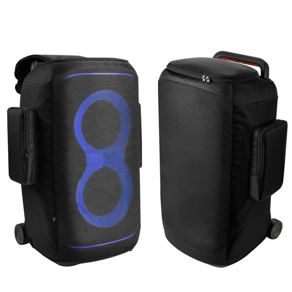 Protective Case Dust Cover for JBL PartyBox 520, Speaker Sleeve Travel Carrying Case with Side Pocket Microphone Storage Bag for PartyBox 520 for Outdoor Home Use