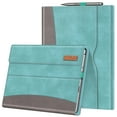 thumbnail image 1 of Protective Case For 13 Inch Microsoft Surface Pro 8 (2021 Release), Portfolio Business Cover with Pocket Stylus Holder, Turquoise, 1 of 7