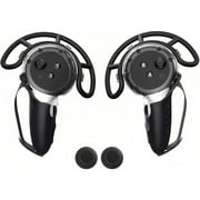 Protective Case for Meta Quest 3 Controller, VR Gamepad Anti-collision Accessory with 1 Pair Of Thumb Grip Caps-Black