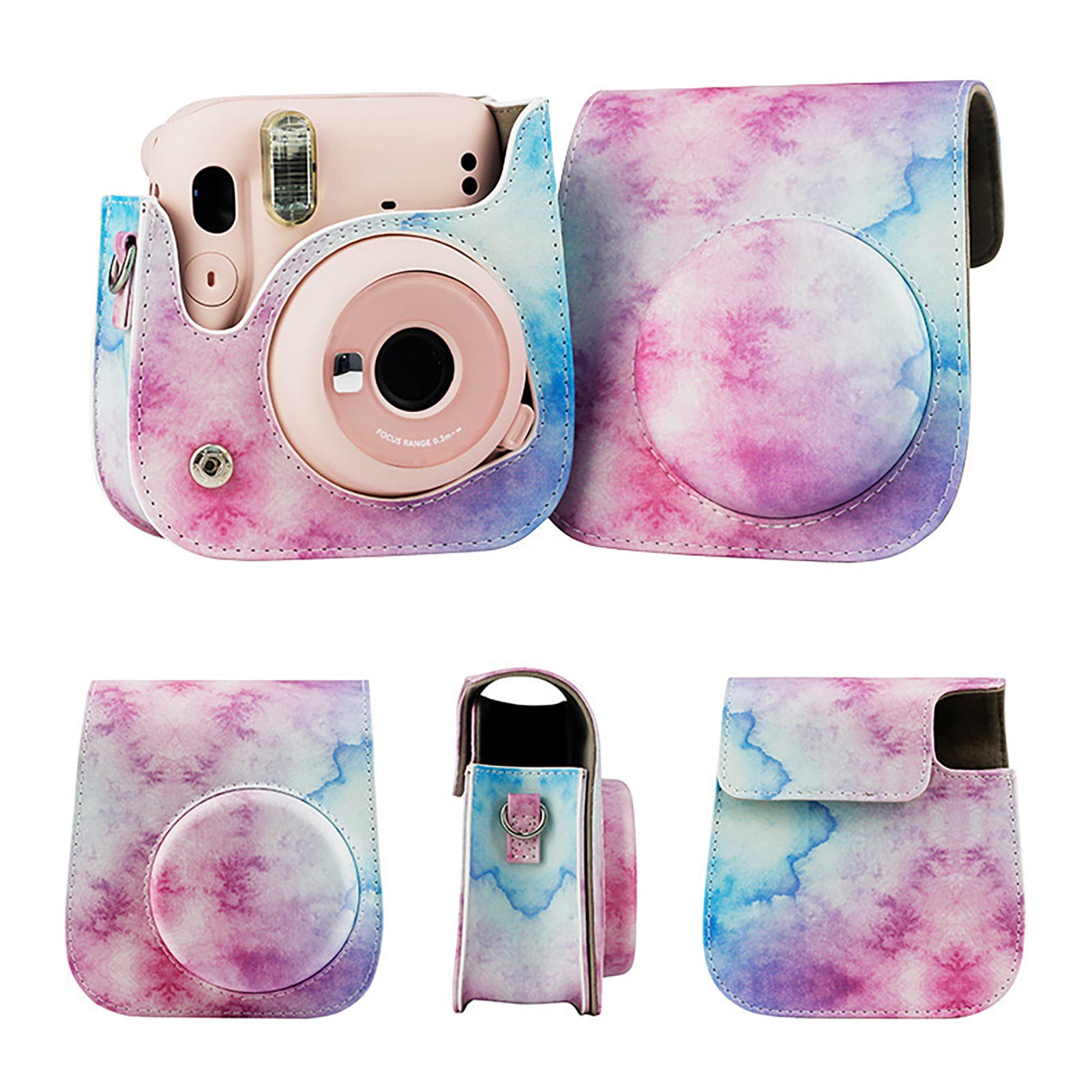 Protective Case for Instax Mini 11, Faux Leather Camera Shoulder Bag ...