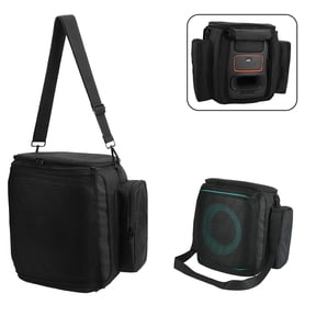 Protective Case For JBL Partybox Encore2 Essential Party Speaker, Portable Travel Carrying Case Dust Cover with Microphone Side Storage Pouch & Shoulder strap