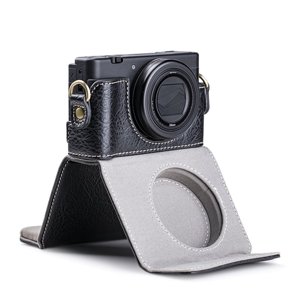 Protective Case,Leather Camera With Pu Leather Camera Compatible With Zv1