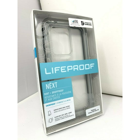 Protective Case LifeProof Next Series Cell Phone Case for Samsung Galaxy S20 Ultra 5G, Clear