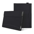 thumbnail image 1 of Protective Case for Microsoft Surface Pro 8/9/10/11 Multiple Angle Viewing Portfolio Business Cover with Stylus Holder & Pocket, Compatible with Type Cover Keyboard & Dock (Black 13inch), 1 of 8