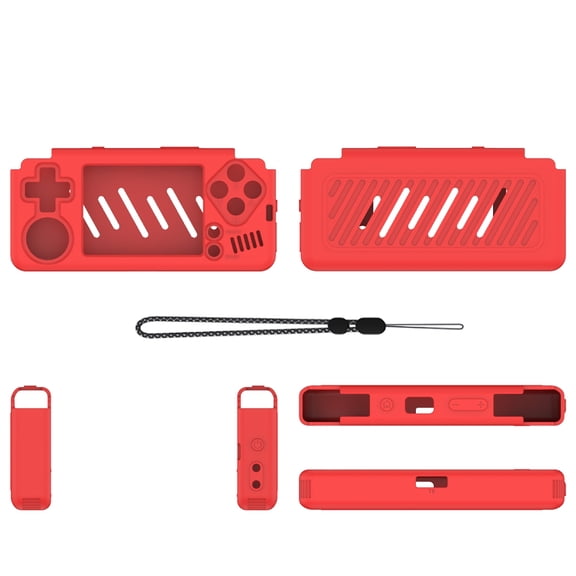 Protective Case for Miyoo A30 Gaming Console Silicone Protective Cover Anti-Drop Anti-Scratch Protective Sleeve Non-Slip Ergonomic Soft Protective Shell Skin