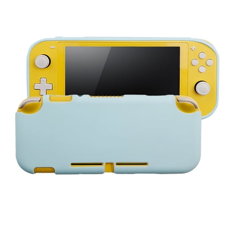 Protective Case for Nintendo Switch Lite, Liquid Crystal Glitter Bling Soft TPU Cover with Shock-Absorption and Anti-Scratch Protective Case for Nintendo Switch Lite(Blue)