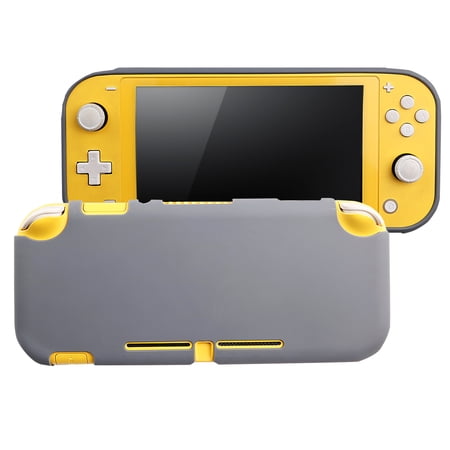 Protective Case for Nintendo Switch Lite, Liquid Crystal Glitter Bling Soft TPU Cover with Shock-Absorption and Anti-Scratch Protective Case for Nintendo Switch Lite(Gray)