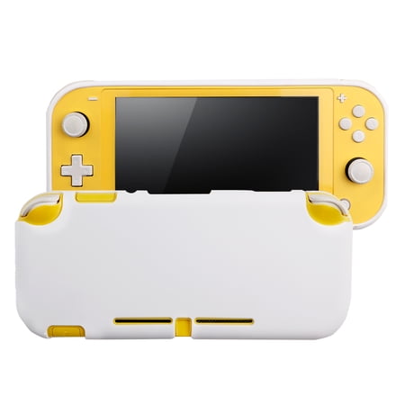 Protective Case for Nintendo Switch Lite, Liquid Crystal Glitter Bling Soft TPU Cover with Shock-Absorption and Anti-Scratch Protective Case for Nintendo Switch Lite(White)