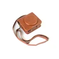 thumbnail image 1 of Protective Case PU Leather Camera Bag with Strap for Fujifilm Instax Square SQ6 Instant Film Camera (brown), 1 of 7