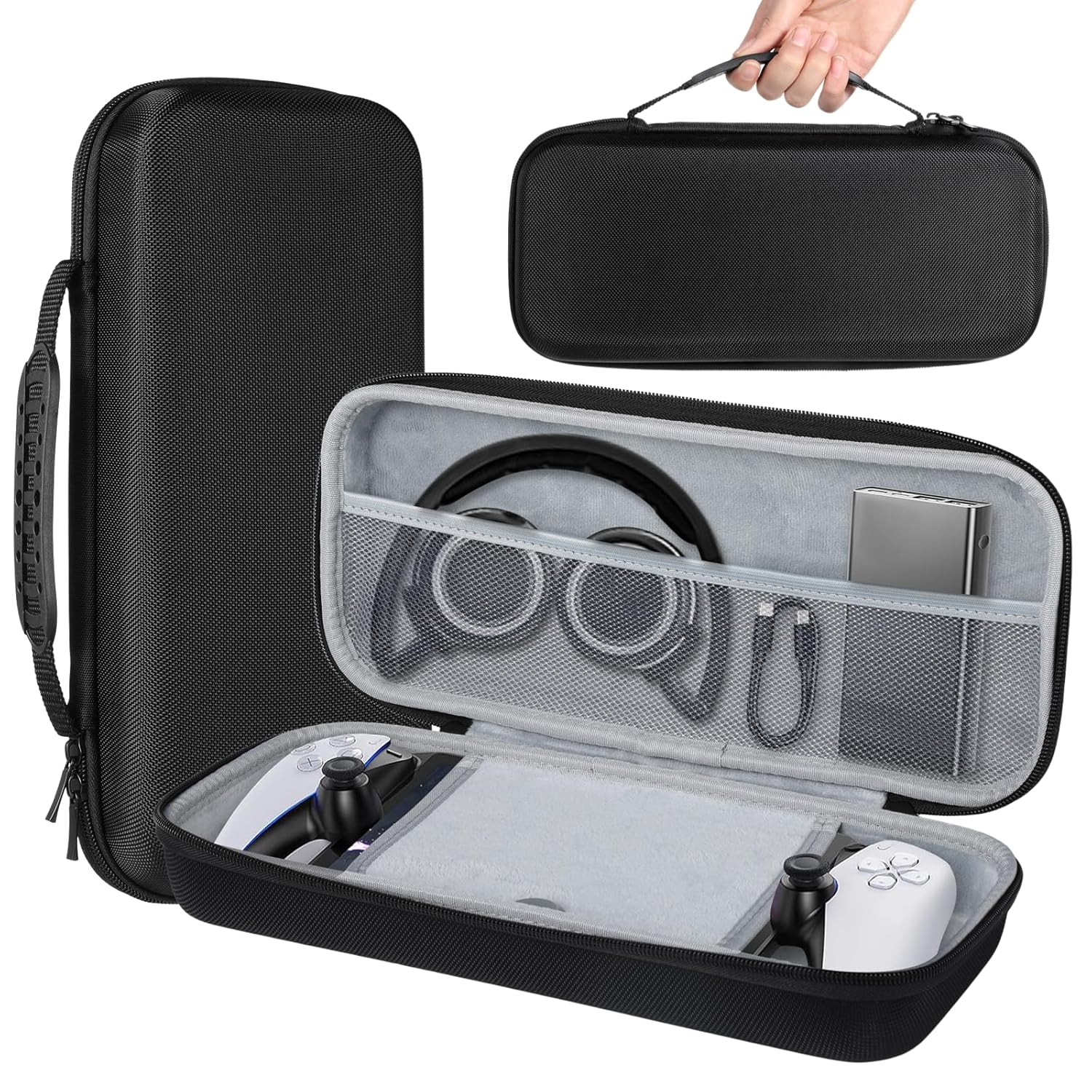 Protective Case for PlayStation Portal Remote Player, Waterproof Carrying Case for PS5 Remote