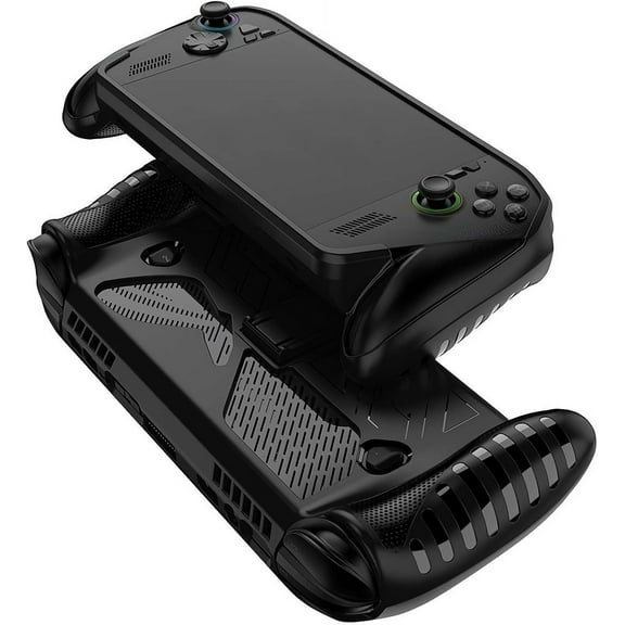 Protective Case for ROG XBOX Ally / Ally X - TPU Gaming Console Cover with Back Bracket, Shockproof Handheld Protector for ROG XBOX Ally X Console (Black)
