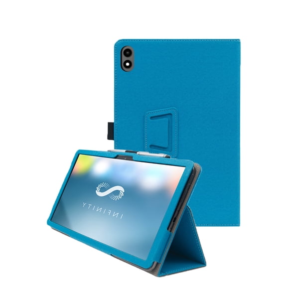 Protective Case for RebotAi AF13 13.4 Tablet, PU Leather Flip Folio Cover with Hand Strap, Anti-Fingerprint, Lightweight & Slim Shockproof Shell-Sky blue