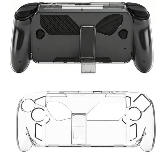 Protective Cover Case For ROG XBOX Ally X Gaming Console, with Stand Function, Transparent Cover, Anti-Scratch Non-Slip Bumper Cover