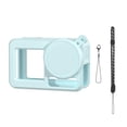 thumbnail image 1 of Protective Case Silicone Lens Protection Cover Compatible for DJI Osmo Action 5 Pro, Action Camera Housing Shell Sports Camera Body Frame Cage Bracket Sleeve with Lens Cap, 1 of 9