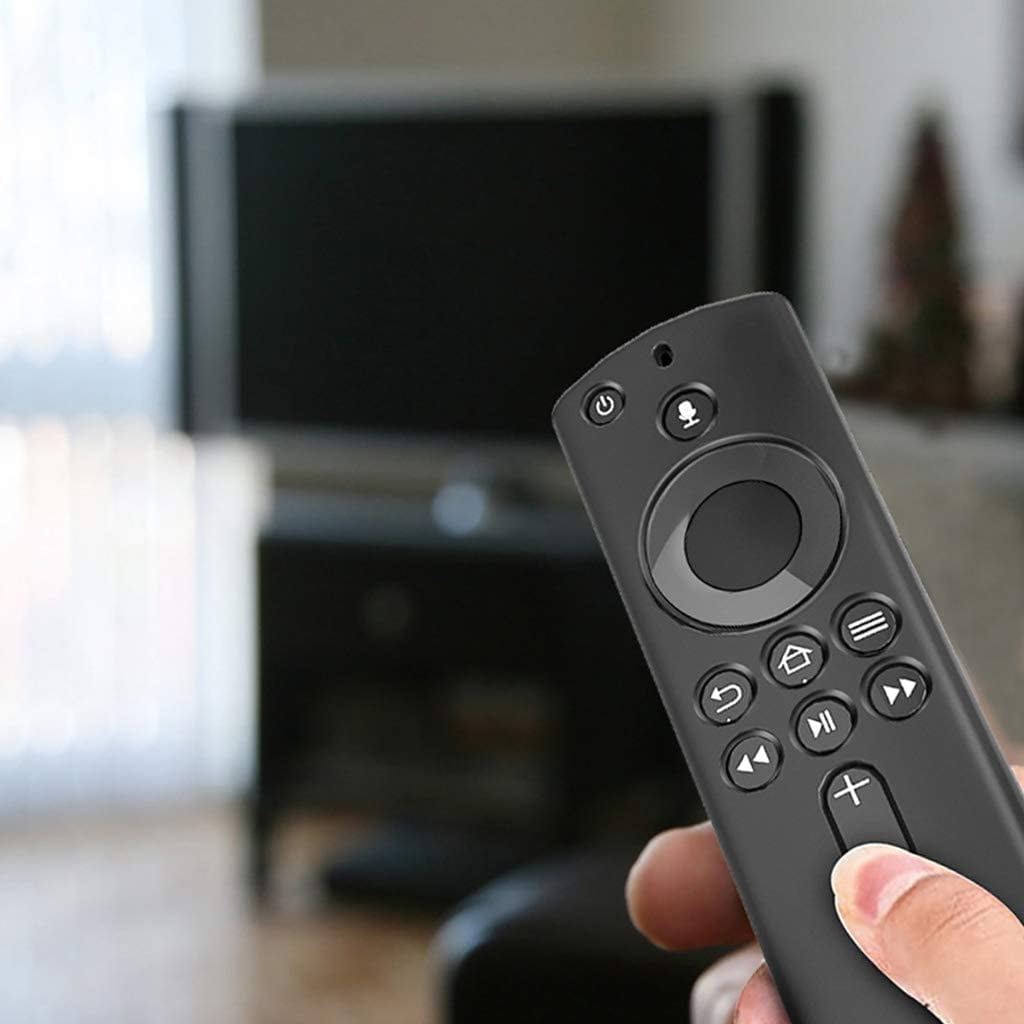 Protective Case Soft Silicone Shockproof Anti-Slip Replacement for Amazon Fire TV Stick 4K Remote Control