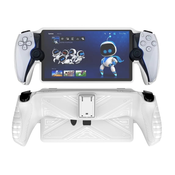 Protective Case With Stand For PlayStation Portal TPU Soft Protective Case Game Console Skin Shockproof Protector Cover Gaming Protective Case Accessories