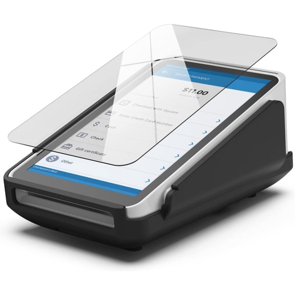 Protective Case and for Square Terminal Card Reader - Rubberized Hard Casing with Non-Slip Base and Tempered Glass (Products)