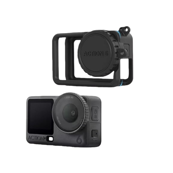 Protective Case for DJI Action 6 Camera, Shockproof Silicone Cover Body Lens  Drop-Resistant Protection Accessory