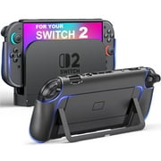 EUROA Switch 2 Protective Dockable Case for Switch 2 Console & JoyCon with Anti-Scratch, Switch 2 Accessories