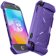 Protective Case for Nintendo Switch 2，Durable Anti-Slip Shockproof Protective Hard Case Full-Body Rugged Protection Switch 2 Cover (Purple)